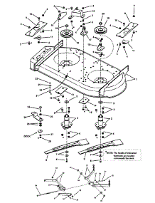 42" Mower Deck parts for Snapper Rear-Engine Riding Mower HZS15421KVE from AppliancePartsPros.com