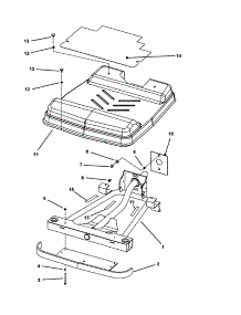 42" Front Frame / Cover (Series 2) parts for Snapper Rear-Engine Riding Mower HZS18482BVE from AppliancePartsPros.com
