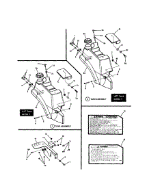 Fuel Tank, Rh (Series 1) parts for Snapper Rear-Engine Riding Mower HZT21481BV from AppliancePartsPros.com