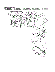 Engine / Pulley / Idler / Clutch System parts for Snapper Gas Snowblower I55223 from AppliancePartsPros.com