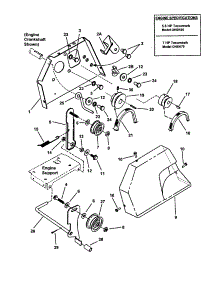 Engine / Pulleys / Idler / Clutch System parts for Snapper Gas Snowblower I55224 from AppliancePartsPros.com