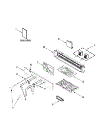 Control Panel Parts parts for Ikea Built-In Microwave IBMS1455DS01 from AppliancePartsPros.com