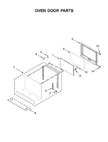 Oven Door Parts parts for Ikea Electric Wall Oven IBS300DS03 from AppliancePartsPros.com