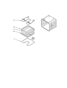 Internal Oven parts for Ikea Electric Wall Oven IBS330PRS00 from AppliancePartsPros.com