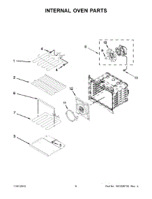 Internal Oven Parts parts for Ikea Electric Wall Oven IBS550DS02 from AppliancePartsPros.com