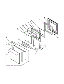 Oven Door Parts parts for Ikea Electric Wall Oven IBS650PXB01 from AppliancePartsPros.com