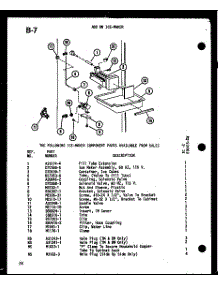 Add On Ice-Maker (Ic-2 / P36415-2W) parts for Amana Top-Mount Refrigerator IC-P36415-2W from AppliancePartsPros.com