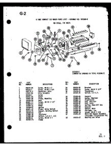 8 Cube Compact Ice Maker (Ic-2 / P36415-2W) parts for Amana Bottom-Mount Refrigerator IC2-P3641502W from AppliancePartsPros.com