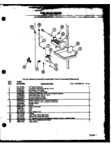 Add On Ice-Maker (Cic3 / P8735801w) parts for Amana Upright Freezer IC2-P3641505W-FRZ from AppliancePartsPros.com