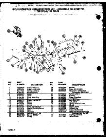 8 Cube Compact Ice Maker (Ic2 / P3641508w) (Cic3 / P8735803w) parts for Amana Upright Freezer IC2-P3641508W-FRZ from AppliancePartsPros.com