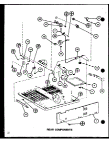 Rear Components (Tm20h / P7711011w) (Tm20h / P7711012w) (Tr20h / P7711013w) (Tr20h / P7711014w) (Tc20h / P7711015w) (Tc20h / P7711016w) parts for Amana Top-Mount Refrigerator IC3H-P7621307W-TM from AppliancePartsPros.com