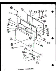 Freezer Door Parts (Bc20k / P7812501w) (Br20k / P7812502w) (Bc20k / P7812507w) (Bw20k / P7812510w) parts for Amana Bottom-Mount Refrigerator IC3K-P7621310W-BM from AppliancePartsPros.com