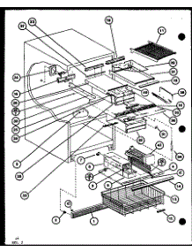 (Br20k / P7812511w) (Bc20k / P7812514w) (Bw20k / P7812516w) parts for Amana Bottom-Mount Refrigerator IC3K-P7621310W-BM from AppliancePartsPros.com