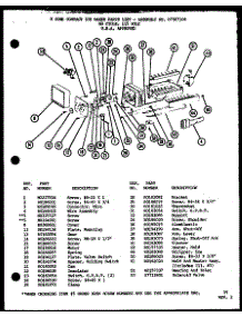 8 Cube Compact Ice Maker (Ic3k / P7621309w) parts for Amana Bottom-Mount Refrigerator IC3K-P7621310W-BM from AppliancePartsPros.com
