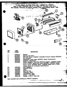 (Ic3k / P7621310w) parts for Amana Top-Mount Refrigerator IC3K-P7621310W-TM from AppliancePartsPros.com