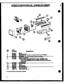Add-On Ice Maker Assembly (Ic3n / P1110701w) parts for Amana Water & Ice System IC3N-P1110701W from AppliancePartsPros.com