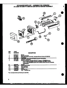 Add-On Ice Maker Assembly (Ic4n / P1110801w) parts for Amana Water & Ice System IC3N-P1110701W from AppliancePartsPros.com