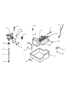 Add-On Ice Maker Assembly (Ic2 / P3641510w) parts for Amana Water & Ice System IC3Q-P1110703W from AppliancePartsPros.com