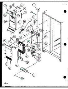 Evaporator And Air Handling (Sc22j / P7870120w) (Sc22j / P1104030w) parts for Amana Side-By-Side Refrigerator IC4-P7808101W from AppliancePartsPros.com