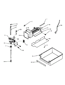 Add-On Ice Maker Assembly (Ic3q / P1110702w) parts for Amana Water & Ice System IC4Q-IC4Q-ASSMBLY from AppliancePartsPros.com