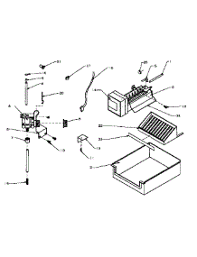 Add-On Ice Maker Assembly (Ic4q / P1110802w) parts for Amana Water & Ice System IC4Q-IC4Q-ASSMBLY from AppliancePartsPros.com