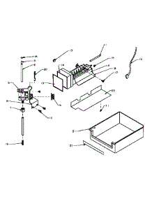 Add-On Ice Maker Assembly (Ic3q / P1110703w) parts for Amana Water & Ice System IC4R-IC4R-ASSMBLY from AppliancePartsPros.com