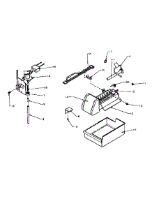 Add-On Ice Maker Assembly For R Models (Ic6 / P1165801w) parts for Amana Water & Ice System IC4R-P1170101W from AppliancePartsPros.com