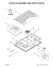 Cooktop, Burner And Grate Parts