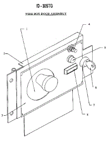 Wire Box Door Assembly parts for International Dryer Dryer ID-30STG from AppliancePartsPros.com
