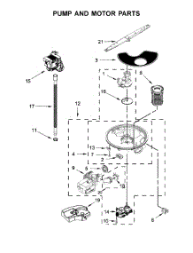 Pump And Motor Parts parts for Ikea Dishwasher IDT830SAGS0 from AppliancePartsPros.com