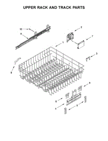 Upper Rack And Track Parts parts for Ikea Dishwasher IDT930SAGX0 from AppliancePartsPros.com