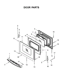 Door Parts parts for Ikea Electric Range IER660GS0 from AppliancePartsPros.com
