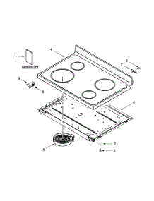 Cooktop Parts parts for Ikea Electric Range IES350XW2 from AppliancePartsPros.com