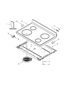 Cooktop Parts parts for Ikea Electric Range IES350XW3 from AppliancePartsPros.com