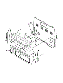 Control Panel Parts parts for Ikea Electric Range IES350XW3 from AppliancePartsPros.com