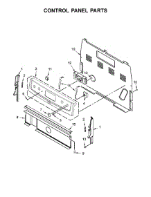 Control Panel Parts parts for Ikea Electric Range IES350XW4 from AppliancePartsPros.com