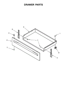 Drawer Parts parts for Ikea Electric Range IES350XW4 from AppliancePartsPros.com