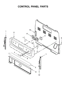 Control Panel Parts parts for Ikea Electric Range IES360GW0 from AppliancePartsPros.com