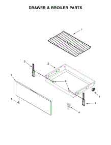 Drawer & Broiler Parts parts for Ikea Electric Range IES426AS1 from AppliancePartsPros.com