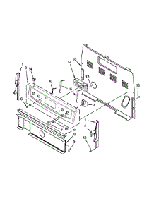Control Panel Parts parts for Ikea Electric Range IES505DS0 from AppliancePartsPros.com