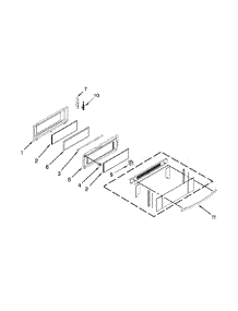 Upper Door Parts parts for Ikea Electric Range IES900DS00 from AppliancePartsPros.com