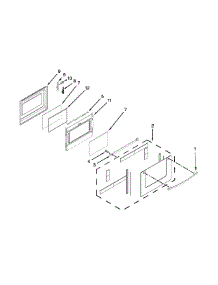 Lower Door Parts parts for Ikea Electric Range IES900DS01 from AppliancePartsPros.com