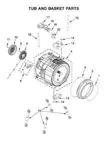 Tub And Basket Parts parts for Inglis Washer IFW5900HW1 from AppliancePartsPros.com