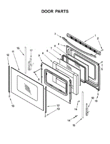 Door Parts parts for Ikea Gas Range IGS426AS2 from AppliancePartsPros.com