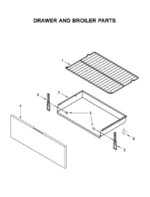 Drawer And Broiler Parts parts for Ikea Gas Range IGS426AS2 from AppliancePartsPros.com