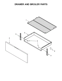 Drawer And Broiler Parts parts for Ikea Gas Range IGS426AS3 from AppliancePartsPros.com