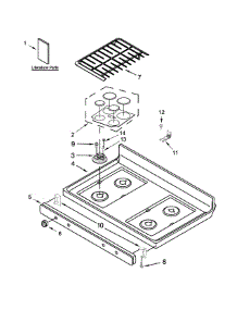 Cooktop Parts parts for Ikea Gas Range IGS505DS0 from AppliancePartsPros.com