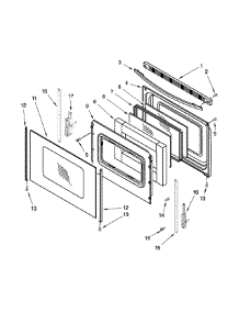 Door Parts parts for Ikea Gas Range IGS505DS0 from AppliancePartsPros.com