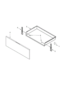 Drawer Parts parts for Ikea Gas Range IGS505DS0 from AppliancePartsPros.com