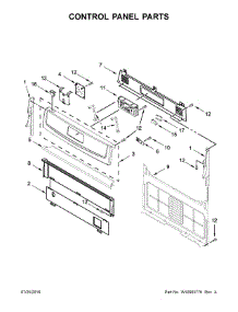 Control Panel Parts parts for Ikea Gas Range IGS505DS1 from AppliancePartsPros.com